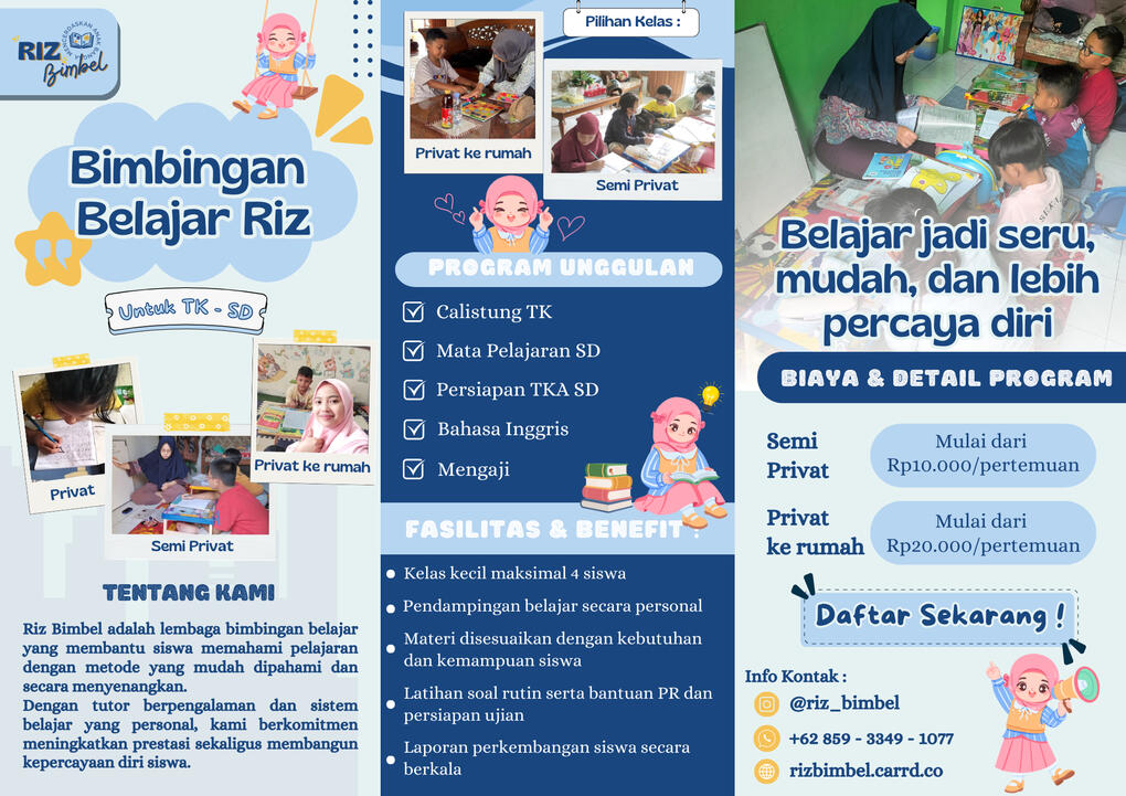 Brosur Riz Bimbel